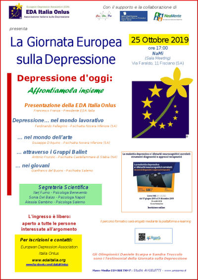 depressione giornata europea 2019