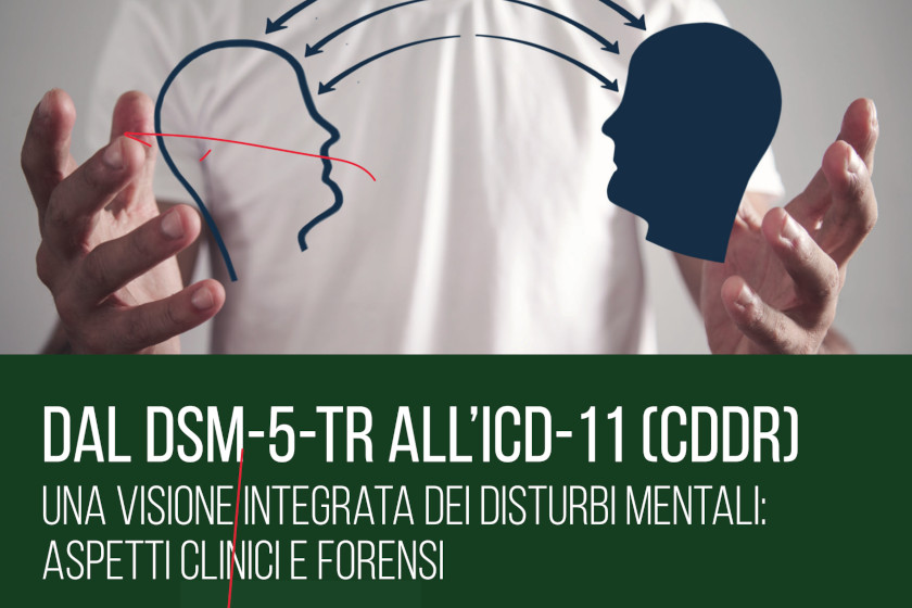 Evento residenziale sui disturbi dell'umore tra DSM-5-TR e ICD-11 con approfondimento clinico, terapeutico e forense